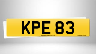 Registration KPE 83